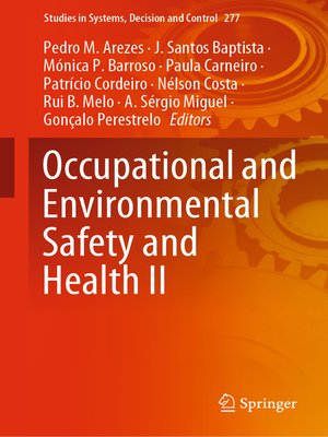 cover image of Occupational and Environmental Safety and Health II